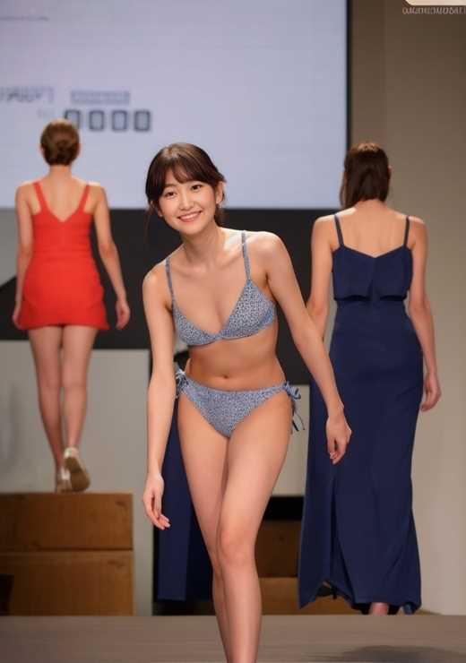 【CGエロ画像】エッチなファッションショー(シチュエーションAIエロ画像)