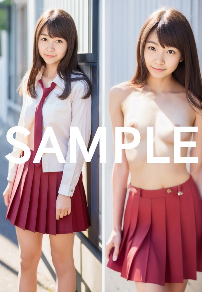 【CGエロ画像】制服を脱がせてみたwww