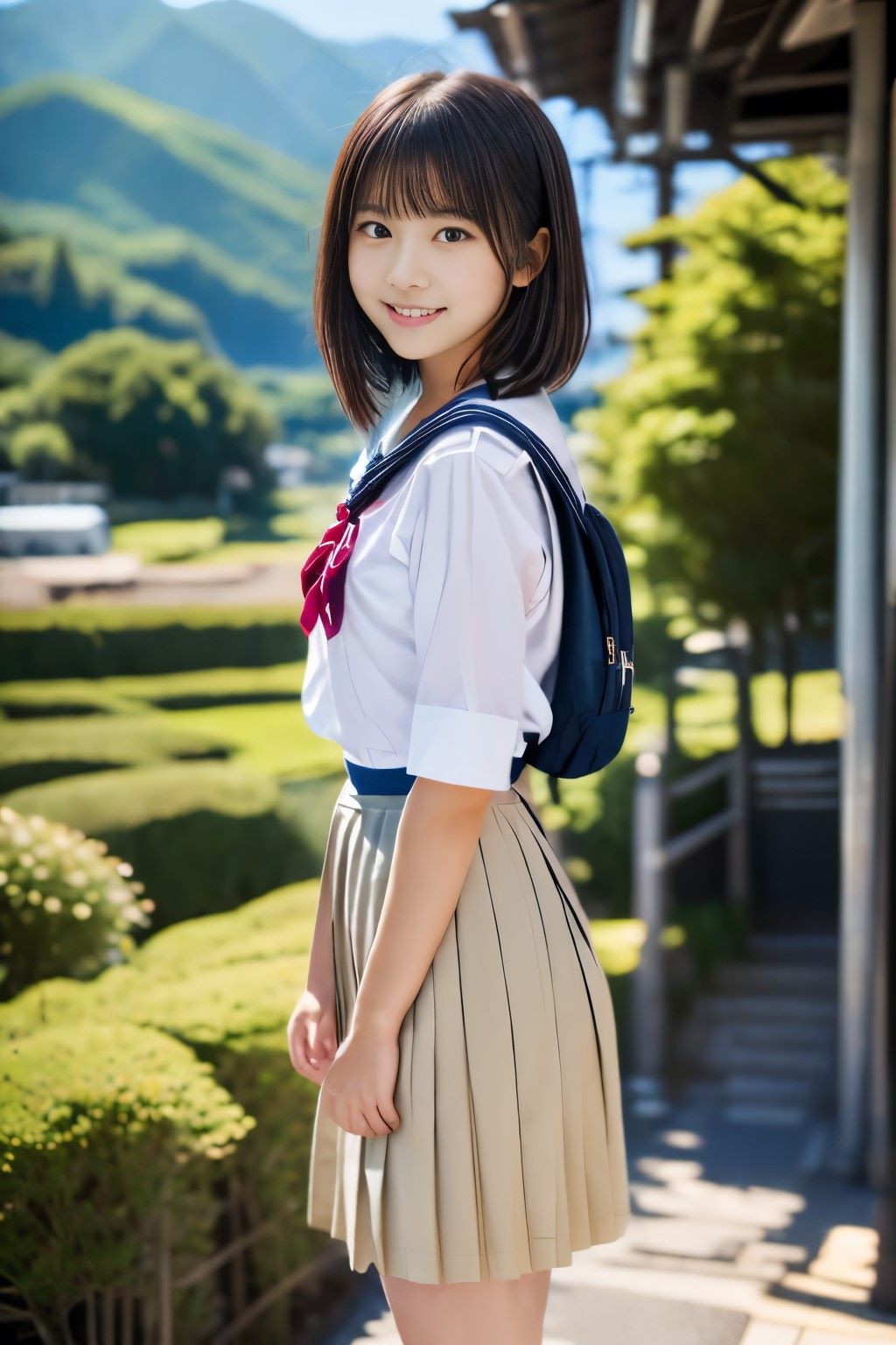 田舎でエロい青春を！巨乳JKと露出などの過激なアオハルを楽しめるCGエロ画像