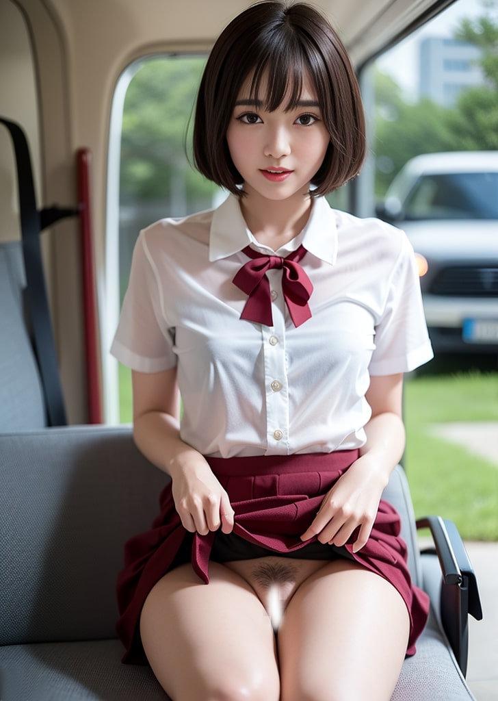 【リアル】スケスケでブラ丸見え！おま〇こも見せてくれる美女///[リアルAIエロ画像]