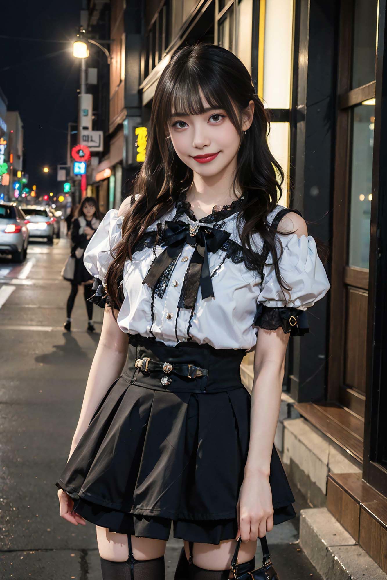 【リアル】JKが野外露出///四つん這いでエッチなところを見せびらかすリアルAIエロ画像