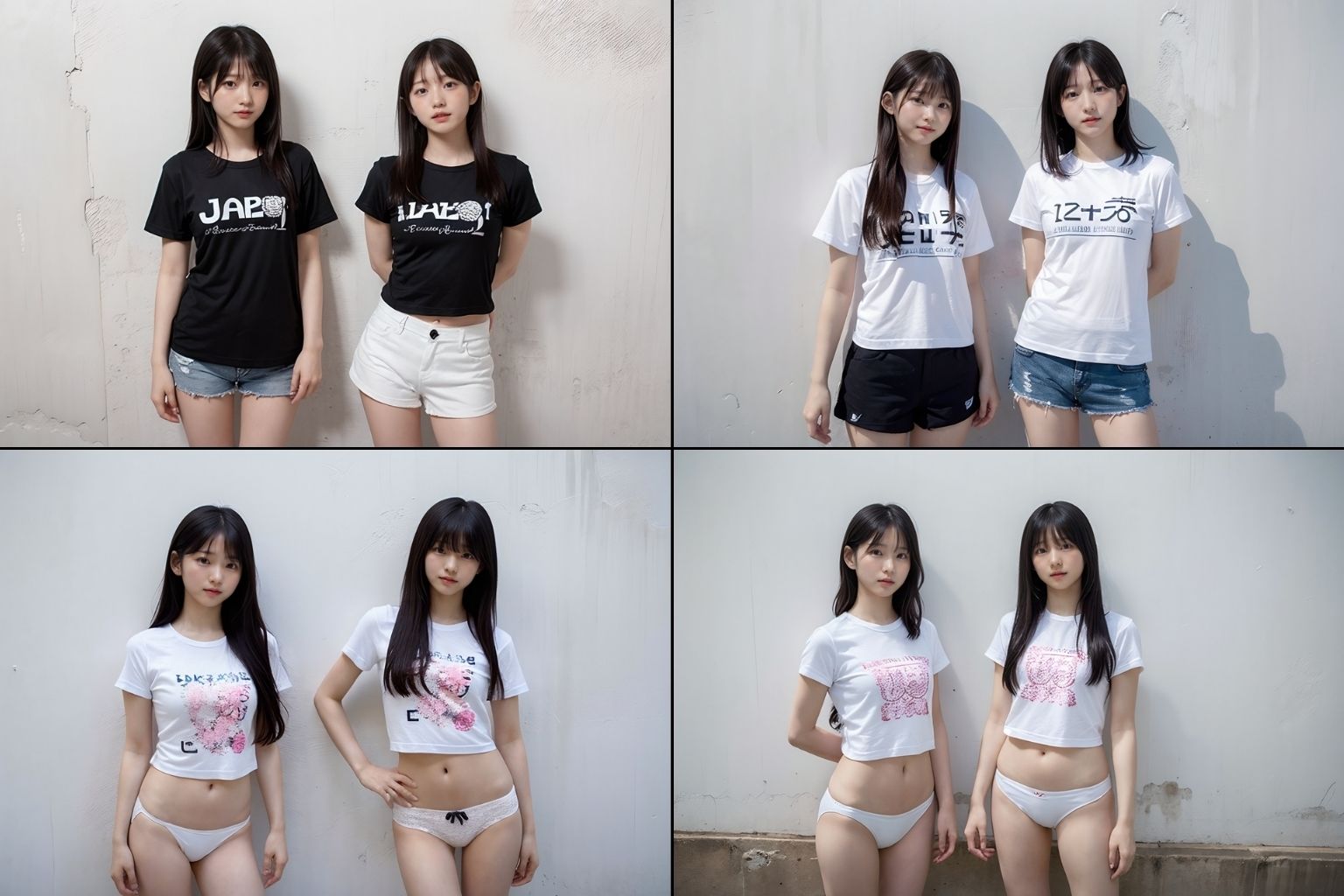 【リアル】パイパンJKのエッチな姿【リアルAIエロ画像】