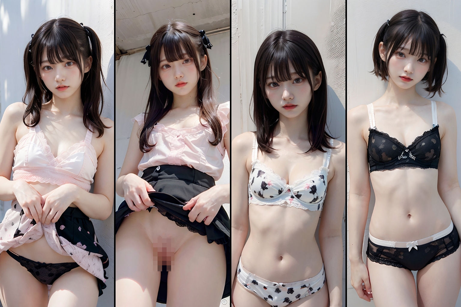 【リアル】幼さの残るJKのエッチな姿やおしっこ姿のAIエロ画像(パート2)