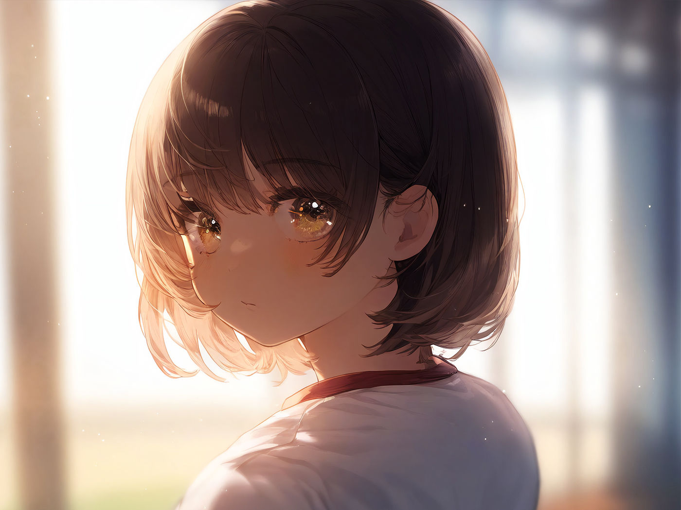 【二次元エロ画像】体操服を着た美少女JCのCGエロ画像