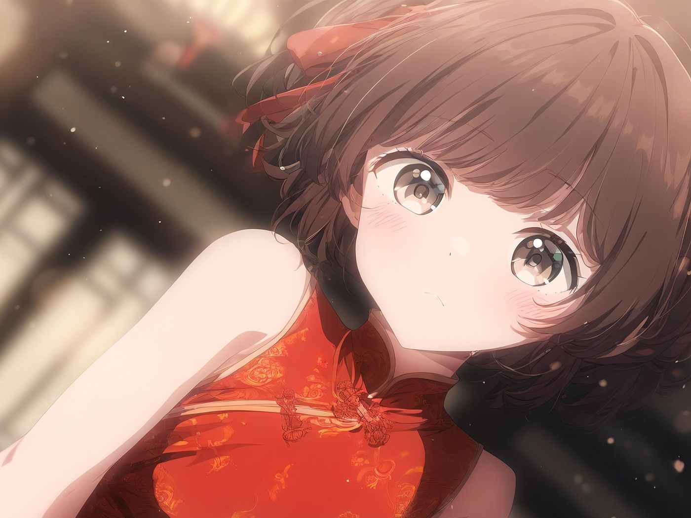 【二次元エロ画像】チャイナドレスのCGエロ画像