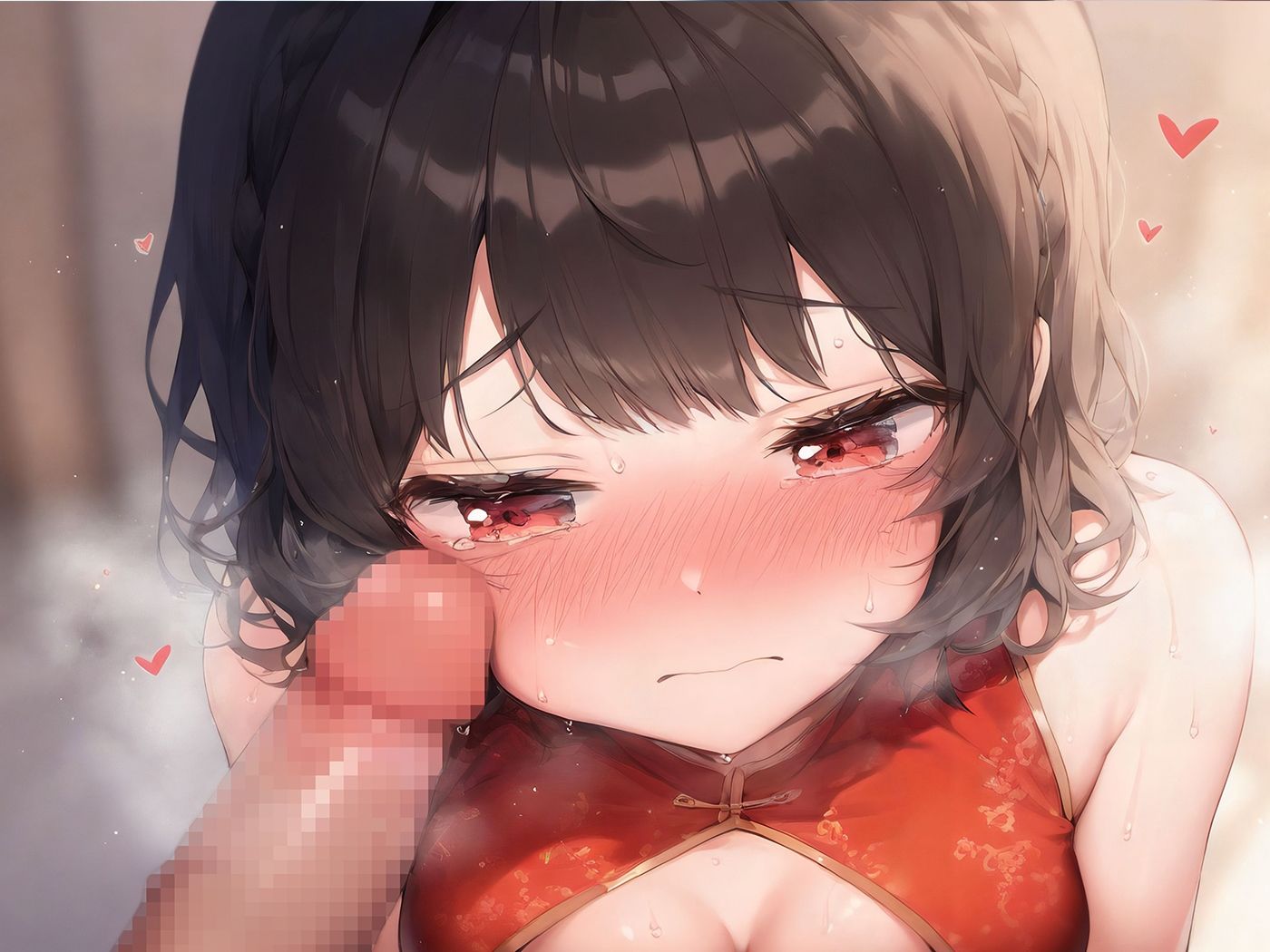 【二次元エロ画像】チャイナドレスのCGエロ画像