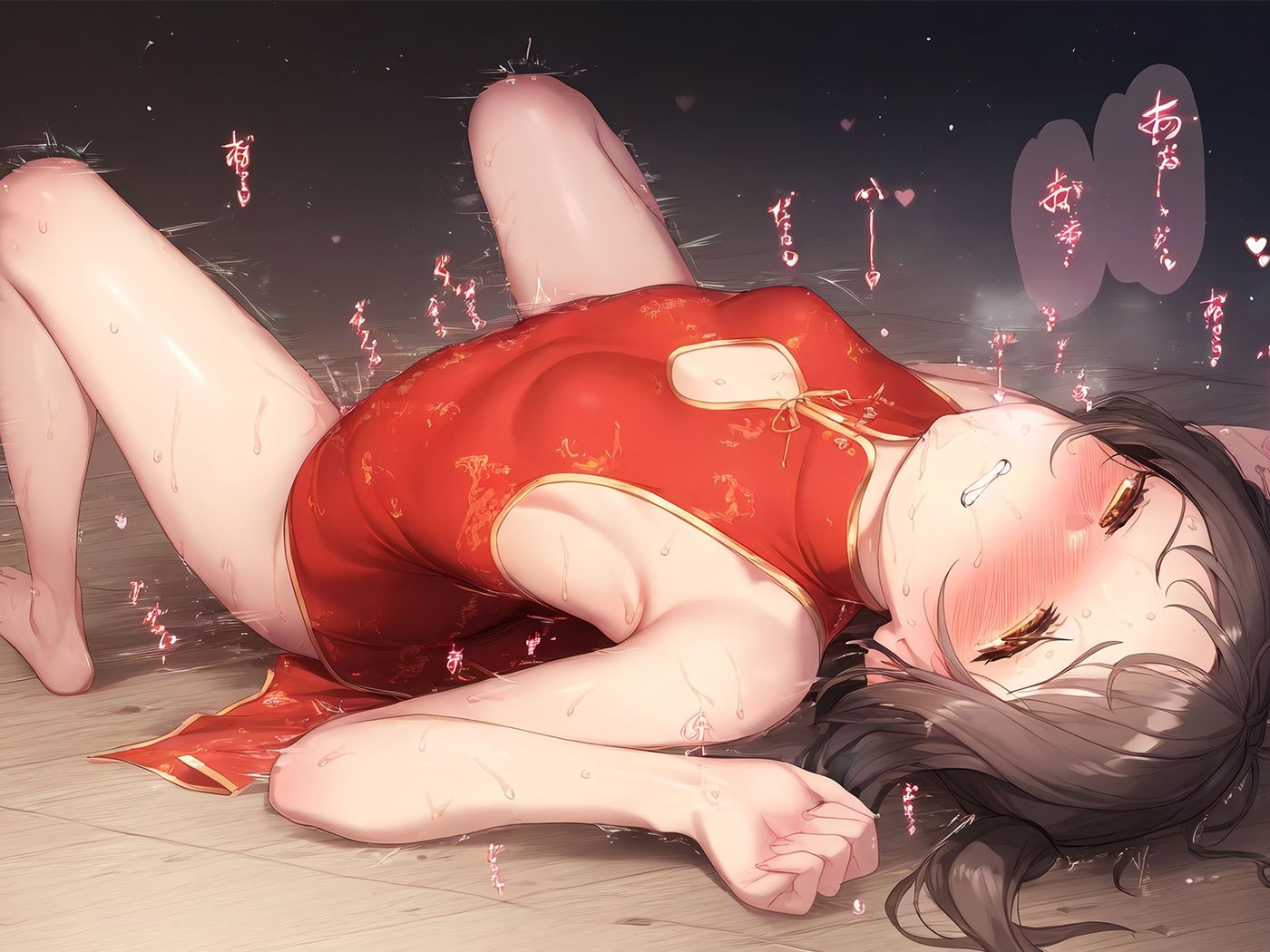 【二次元エロ画像】チャイナドレスのCGエロ画像
