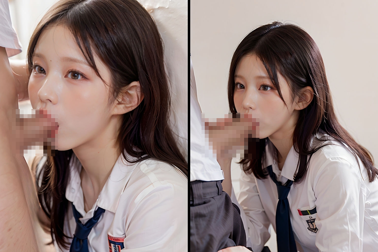 【リアル】制服JKのリアルAIエロ画像(パート2)