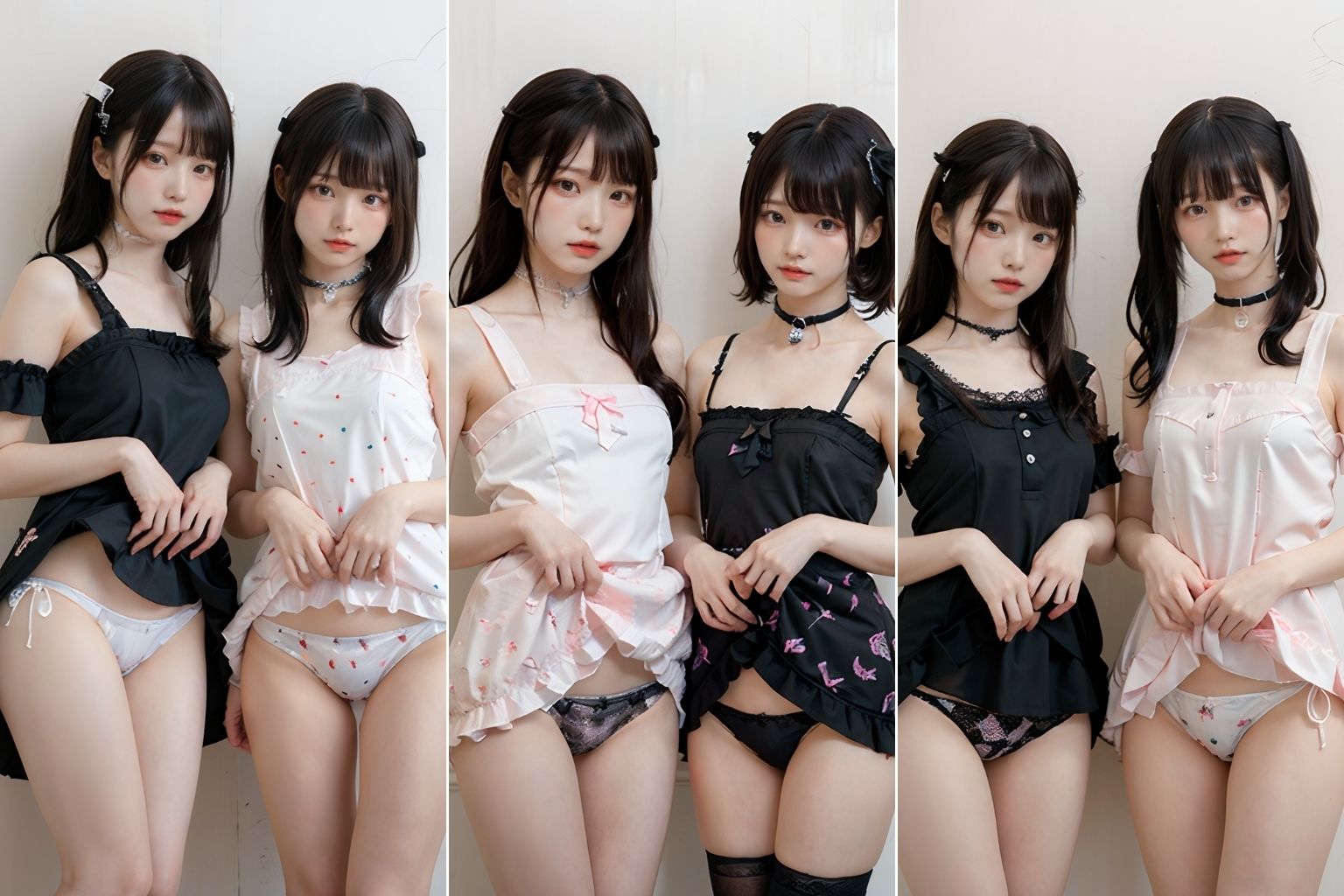 【リアル】地雷系のトー横JKが野外露出しちゃうリアルAIエロ画像