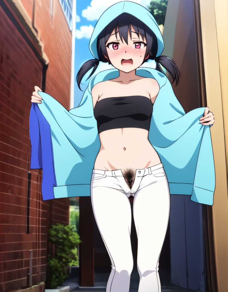 【独占・二次元】おしゃれな女の子が露出するオリジナルCGエロ画像(Part4)