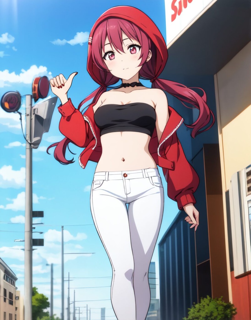 【独占・二次元】おしゃれな女の子が露出するオリジナルCGエロ画像(Part4)