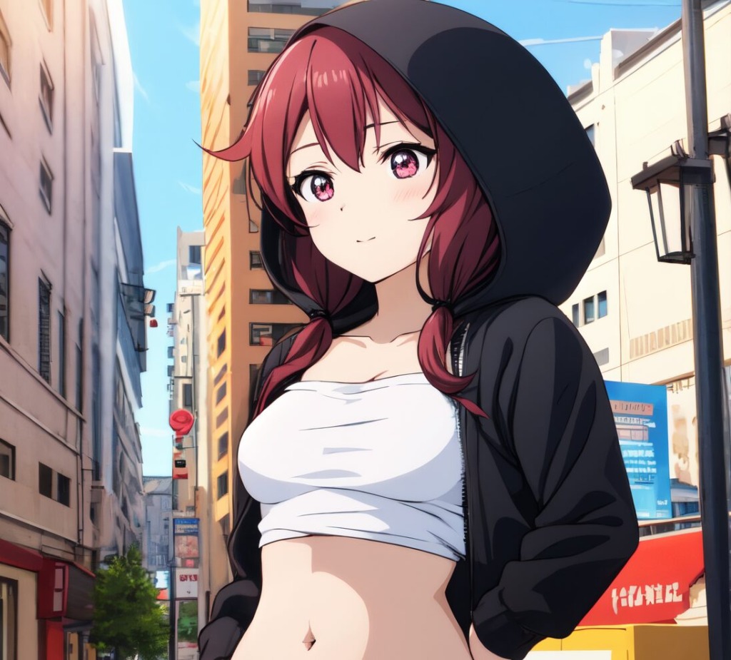 【独占・二次元】おしゃれな女の子が露出するオリジナルCGエロ画像
