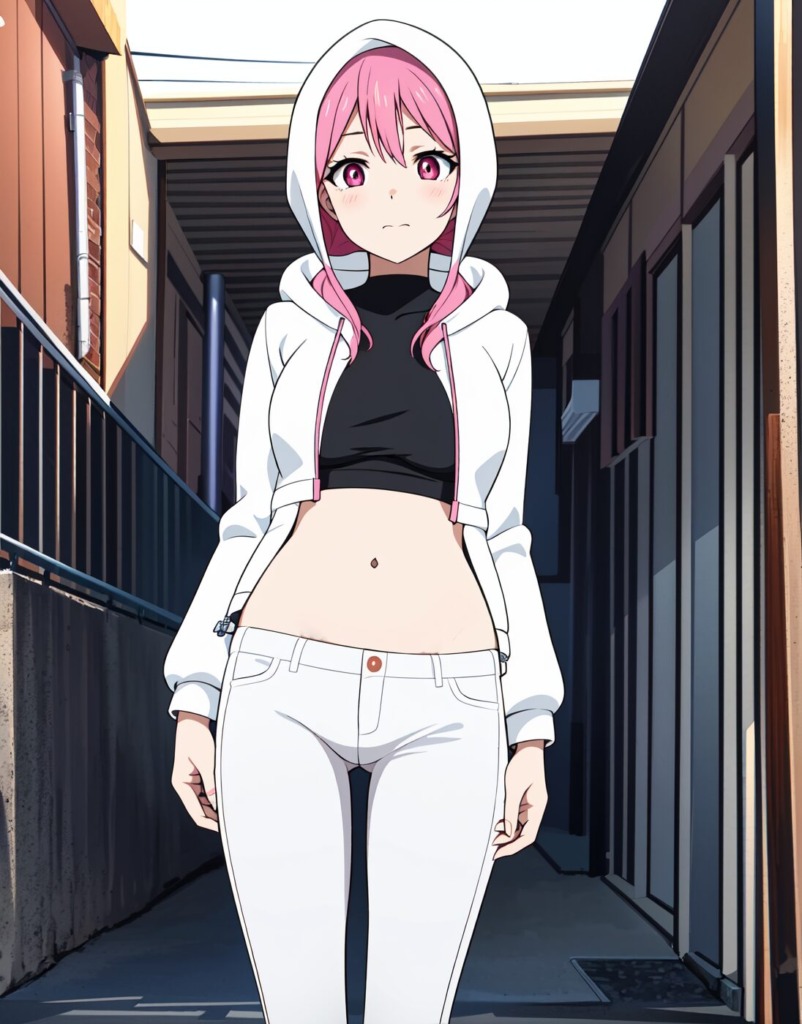 【独占・二次元】おしゃれな女の子が露出するオリジナルCGエロ画像(Part4)