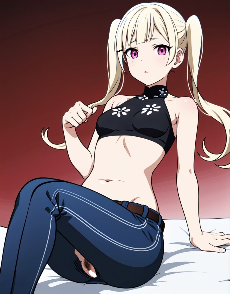 【独占・二次元】おしゃれな女の子が露出するオリジナルAIエロ画像(Part5)