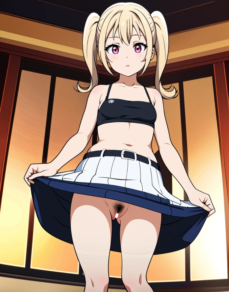 【独占・二次元】おしゃれな女の子が露出するオリジナルAIエロ画像(Part5)