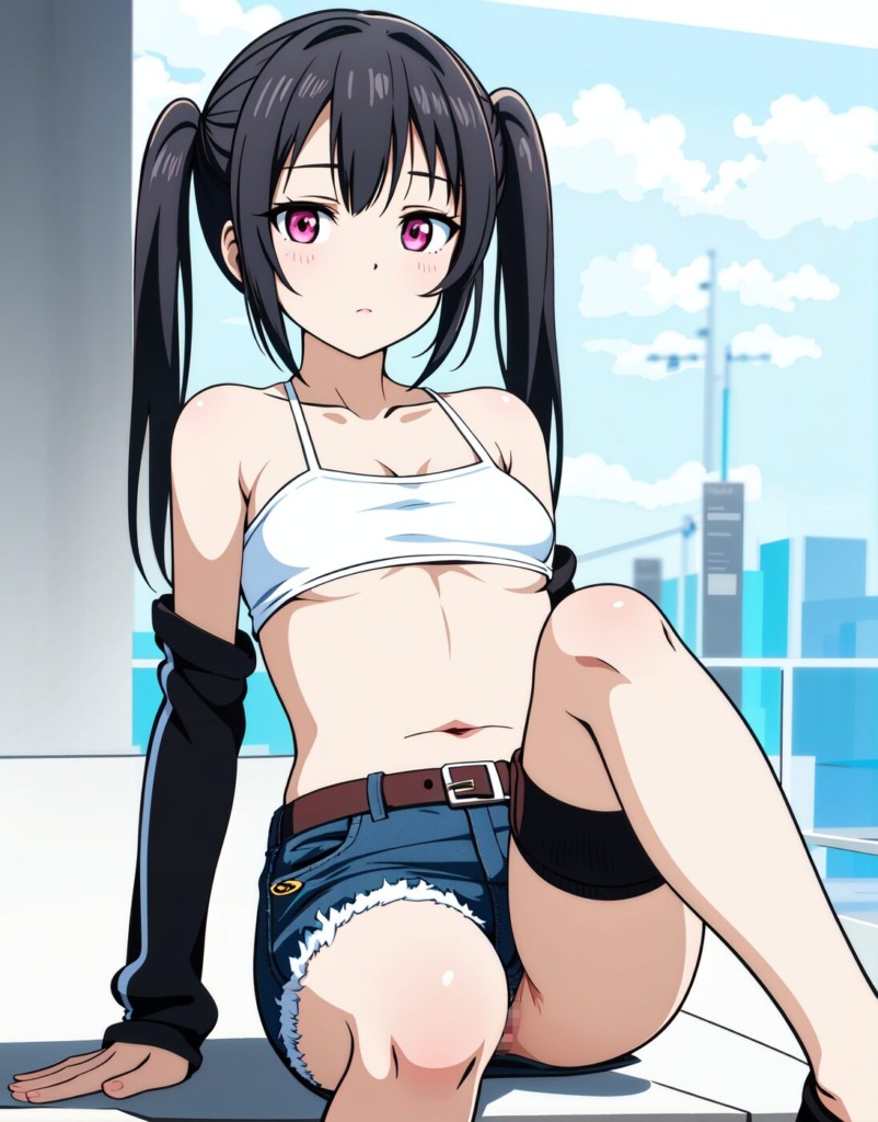 【独占・二次元】おしゃれな女の子が露出するオリジナルAIエロ画像(Part5)