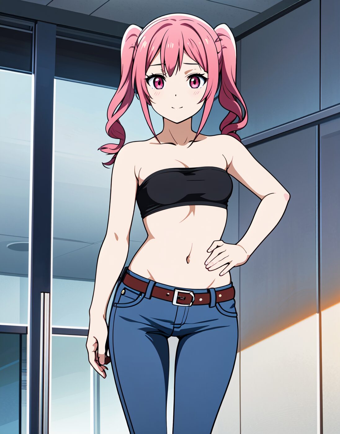 【独占・二次元】おしゃれな女の子が露出するオリジナルAIエロ画像(Part3)
