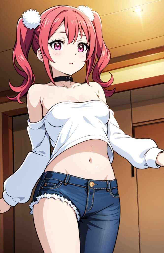 【独占・二次元】おしゃれな女の子が露出するオリジナルAIエロ画像(Part3)