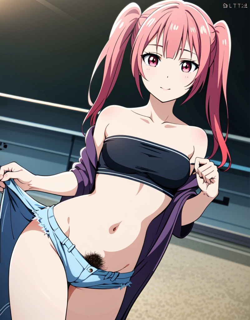 【独占・二次元】おしゃれな女の子が露出するオリジナルAIエロ画像(Part3)