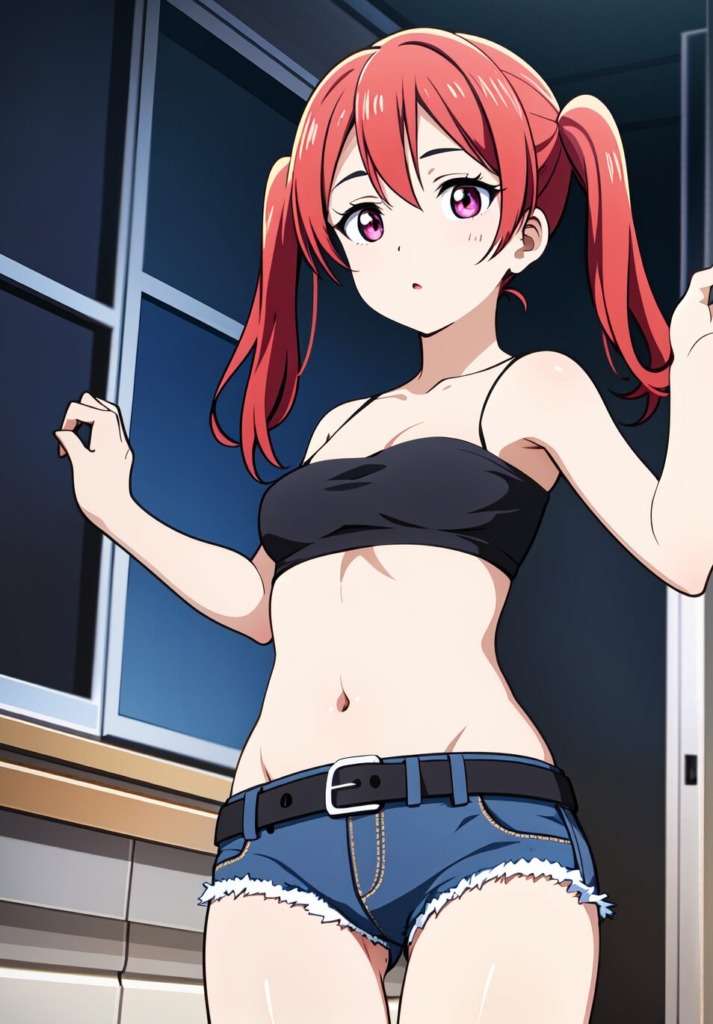 【独占・二次元】おしゃれな女の子が露出するオリジナルAIエロ画像(Part3)