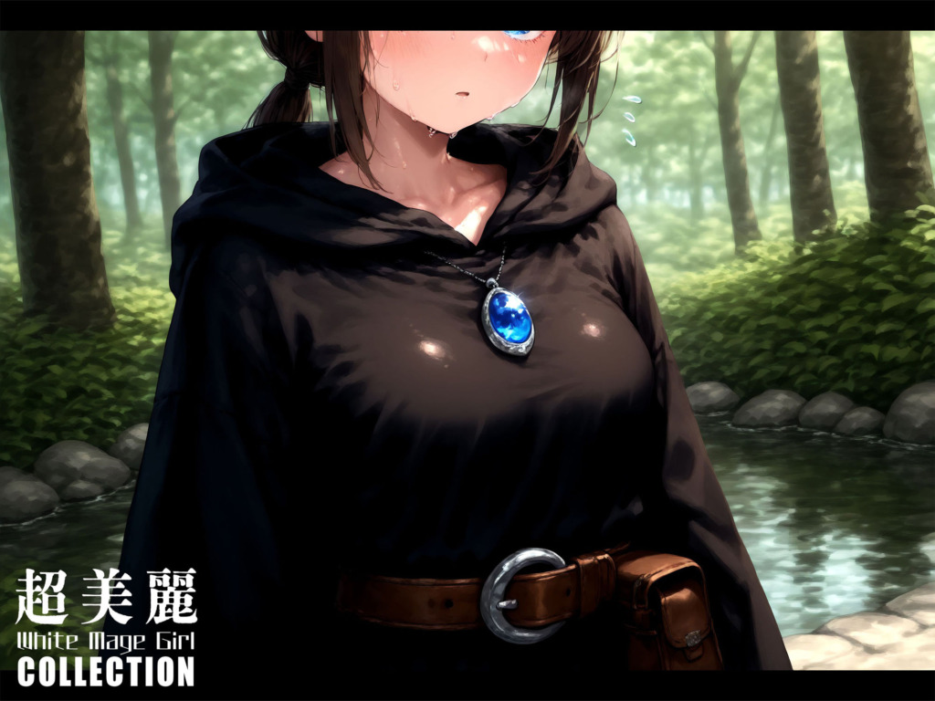 【二次元】新人魔法使いが恥ずかしながら中出しセックスするAIエロ画像(Part2)