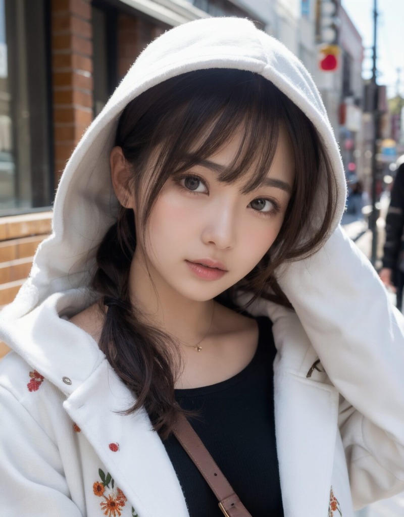 【リアル系AI画像】へそ出しコーデのおしゃれ美女(AIグラビア編)