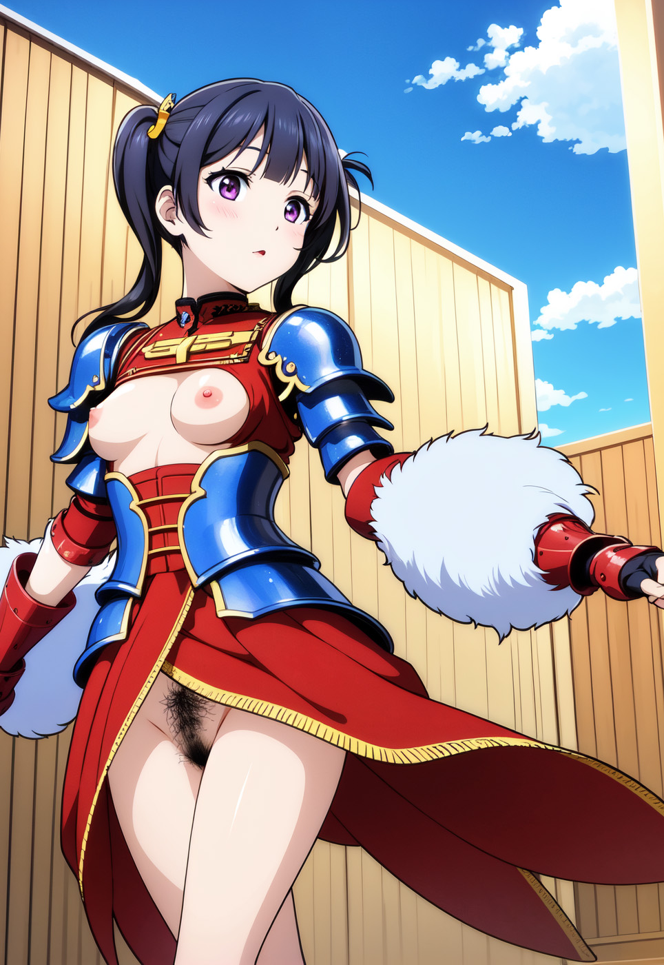 【二次】防御力低そうな鎧を着た美少女たち【オリジナル二次元AIエロ画像】