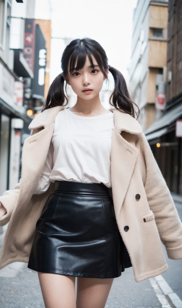 【リアルAI画像】スカートを履いたオシャレ女子(AIグラビア)