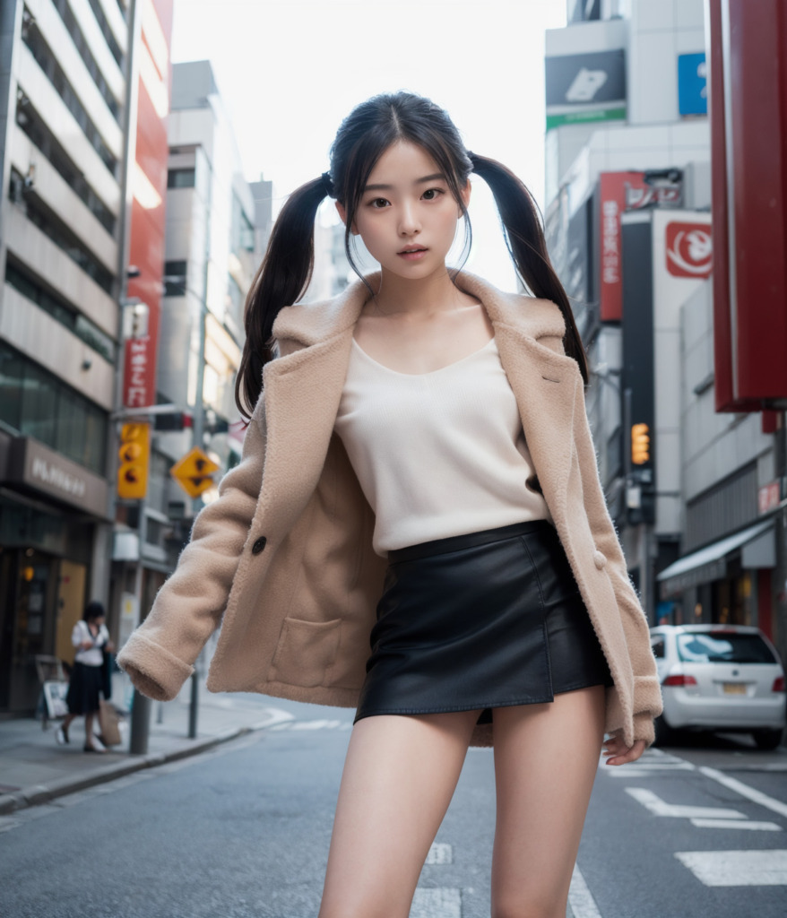 【リアルAI画像】スカートを履いたオシャレ女子(AIグラビア)