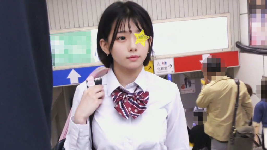 【AIAV】Hカップの制服J〇を痴漢＆セックス【次世代AV】