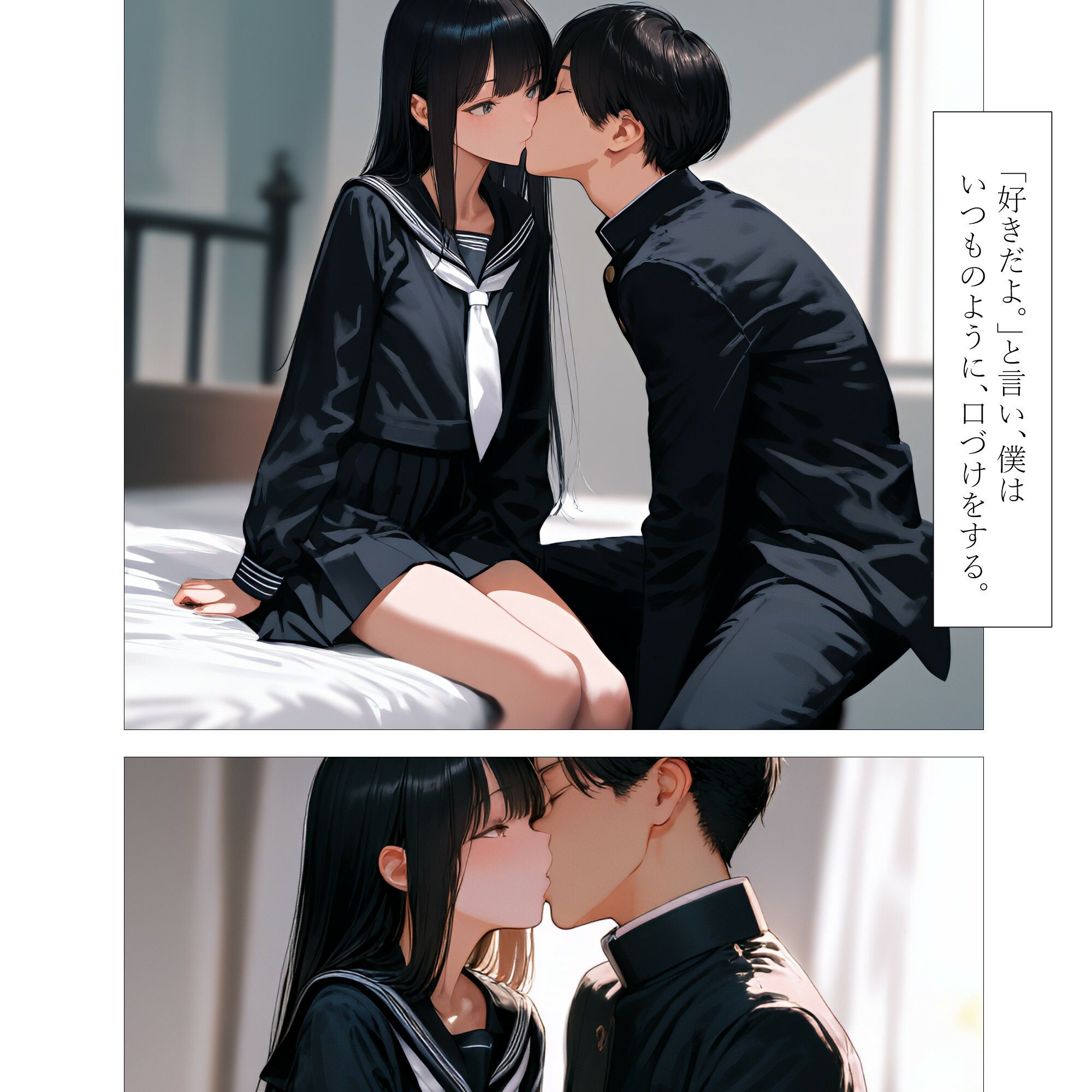 【二次】無表情な美女系JKをラブドールとして使う…[ストーリーあり二次元AIエロ画像]