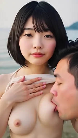 【動画】おっぱい！乳首舐めなどで美乳を楽しむリアルAIエロ動画