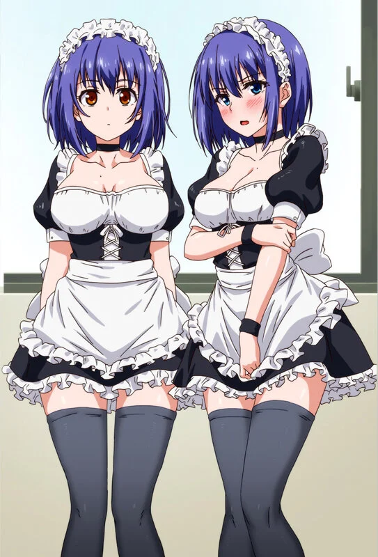 【アニメ】美少女JK2人と3Pセックス///学校内で過激にヤリまくるエロアニメ