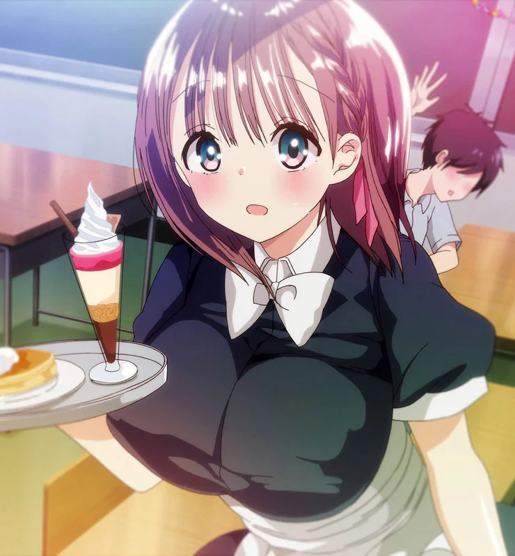 【アニメ】爆乳JKの母乳出し＆中出しセックス///エロアニメ