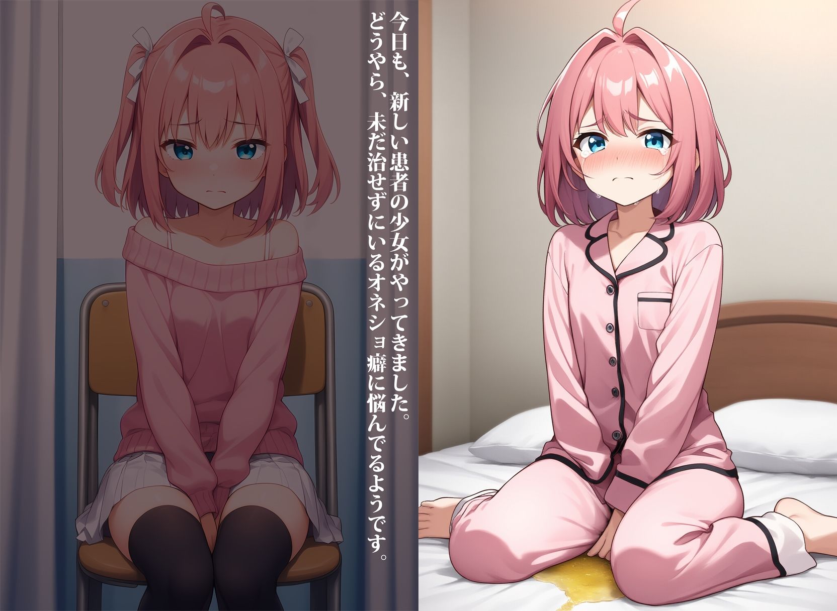 <a href="https://al.fanza.co.jp/?lurl=https%3A%2F%2Fwww.dmm.co.jp%2Fdc%2Fdoujin%2F-%2Fdetail%2F%3D%2Fcid%3Dd_532596%2F&af_id=zoimmewolf-001&ch=toolbar&ch_id=text" rel="sponsored">逆トイレトレーニング病棟</a><br>【セリフ付き二次】スカトロ！おもらしや失禁、脱糞のセリフつき二次元AIエロ画像をまとめてみた！