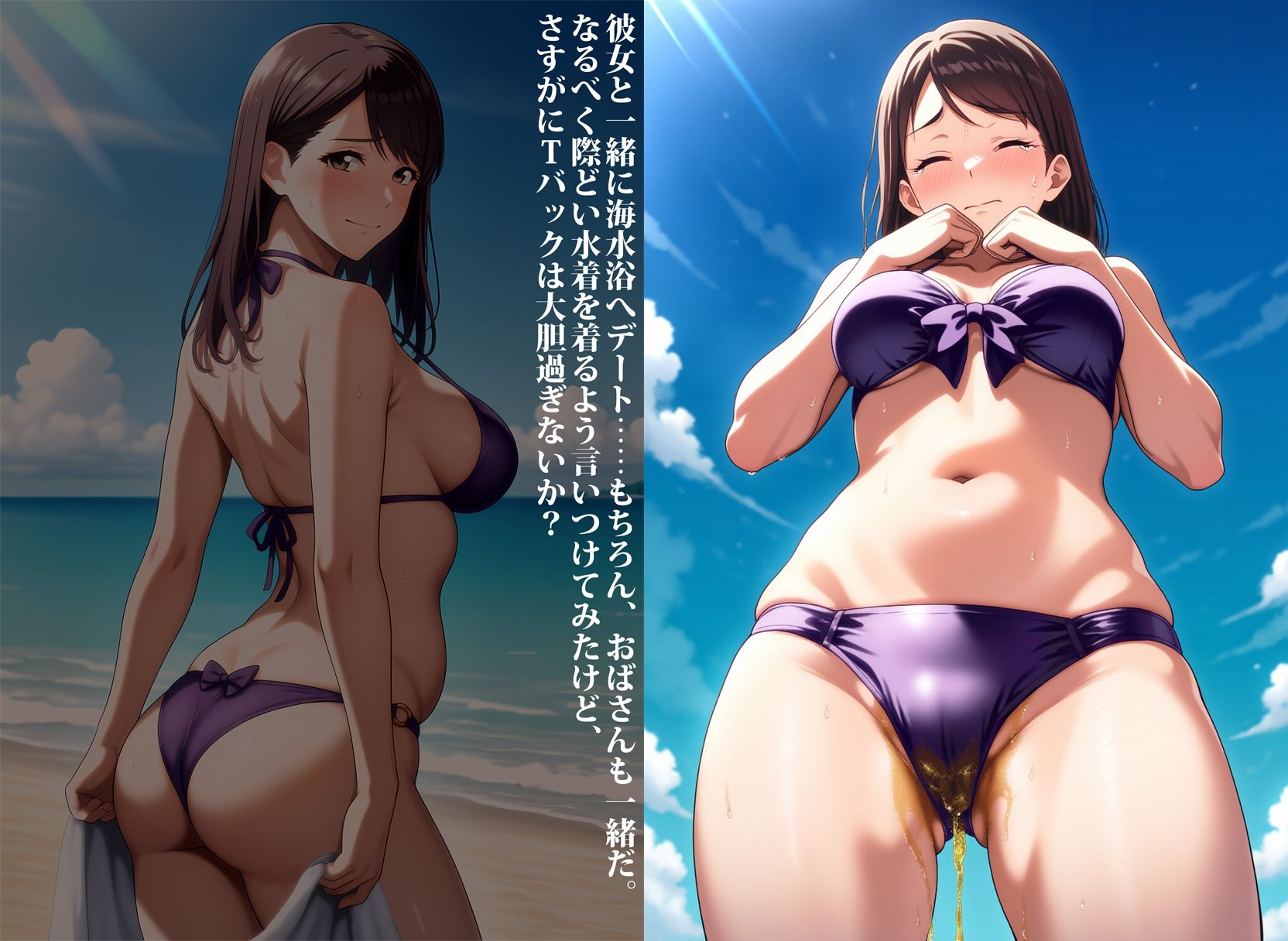 <a href="https://al.fanza.co.jp/?lurl=https%3A%2F%2Fwww.dmm.co.jp%2Fdc%2Fdoujin%2F-%2Fdetail%2F%3D%2Fcid%3Dd_546070%2F&af_id=zoimmewolf-001&ch=toolbar&ch_id=text" rel="sponsored">彼女の母親、こっそり失禁調教中</a><br>【セリフ付き二次】スカトロ！おもらしや失禁、脱糞のセリフつき二次元AIエロ画像をまとめてみた！