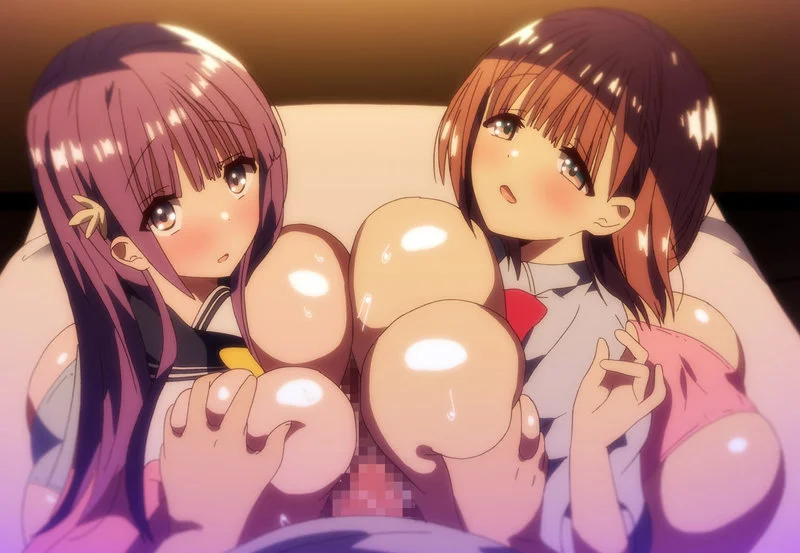 【アニメ】おっぱい好き必見！2人の巨乳女子が乱れまくるエロアニメ