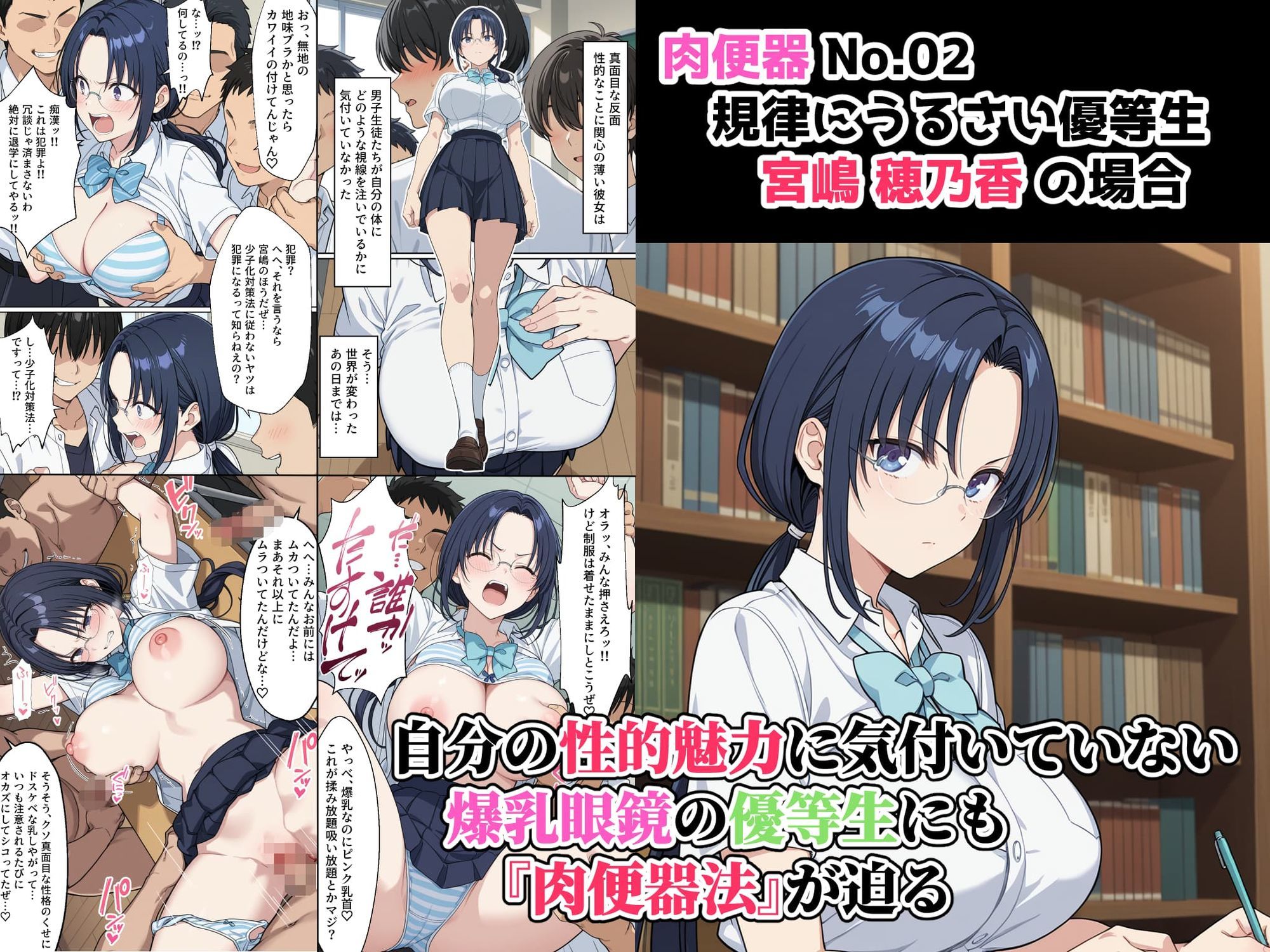 【AI漫画】少子化対策で中出し仕放題♡狂気の肉便器セックス法でアイドル美少女もギャルもスポーツ少女も強制えっちに堕ちるAIエロマンガ
