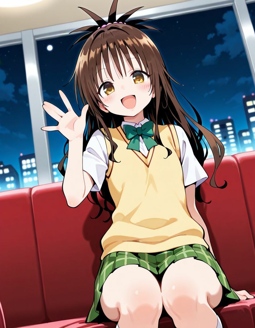 【二次】ToLOVEる結城美柑の顔射ナマフェラ＆本気セックス！ツンデレ妹の絶頂と事後の二次元AIエロ画像