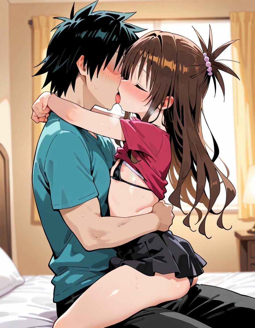 【二次】ToLOVEる結城美柑の顔射ナマフェラ＆本気セックス！ツンデレ妹の絶頂と事後の二次元AIエロ画像