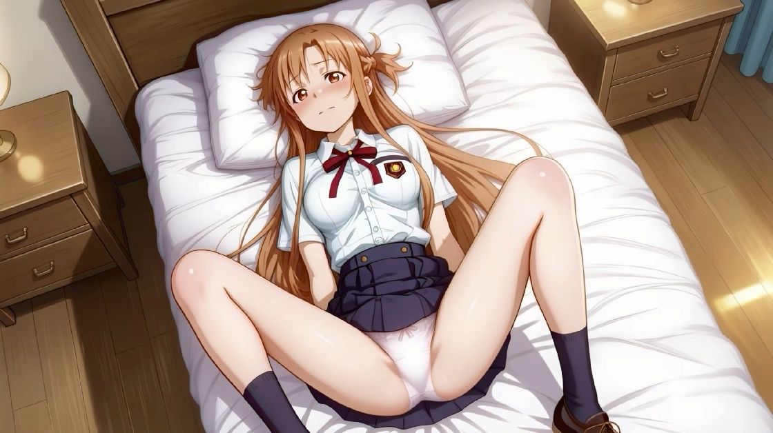 【AIアニメ】皆の憧れアスナちゃんが巨乳振り乱し本気セックス♡ソードアート・オンラインの美人ヒロインが全裸アクメするAIエロアニメ