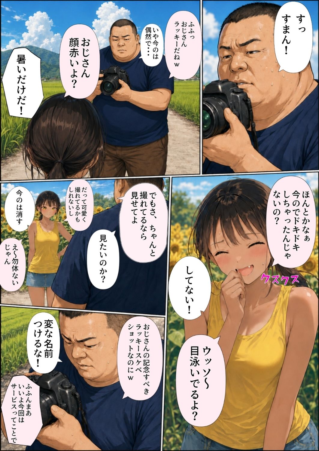 【AI漫画】田舎の褐色ちっパイ貧乳女子を種付け理解らせセックス！中年オッサンのチンポでイカセまくるAIエロマンガ