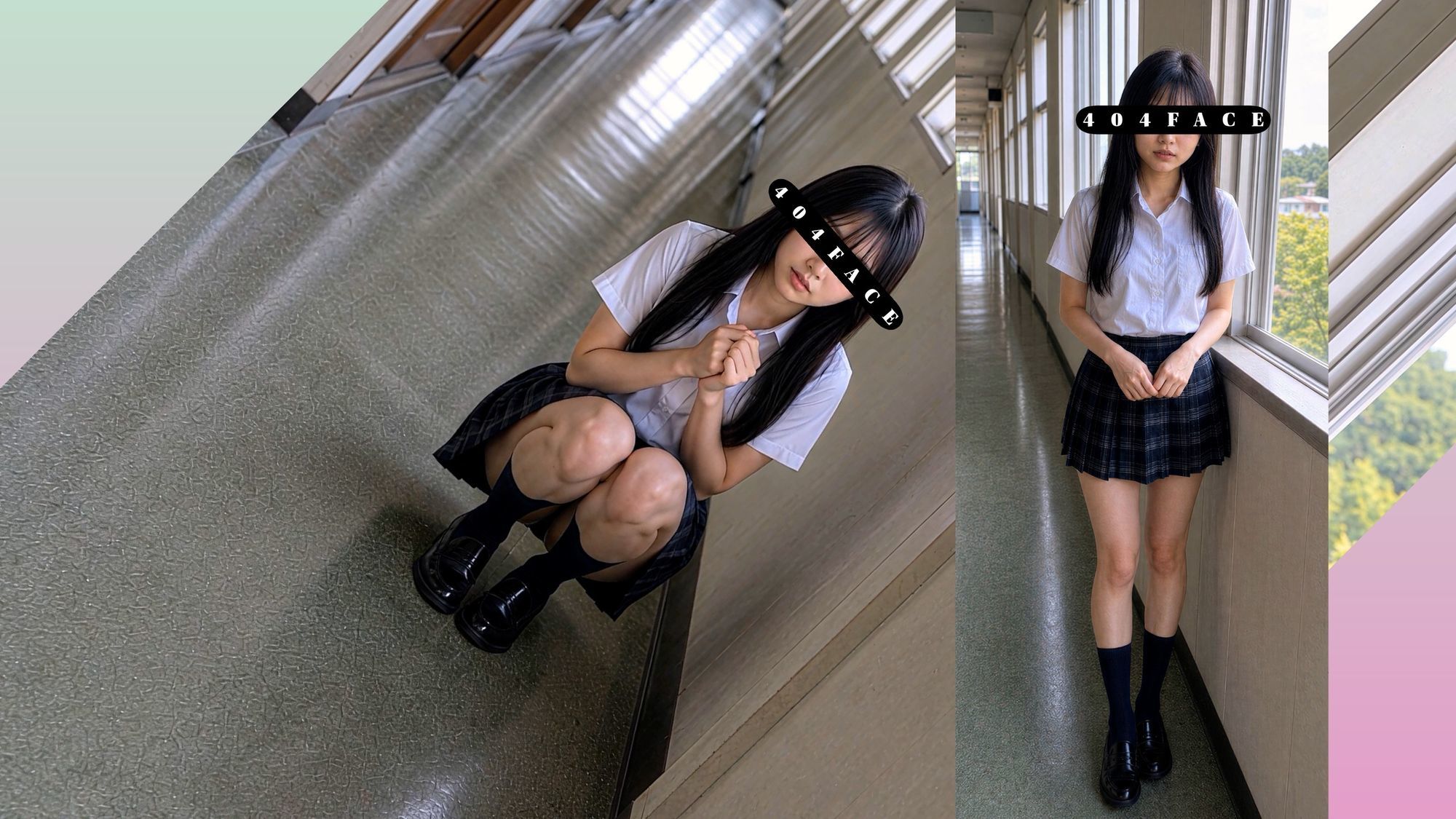 【AI動画】美人JK「オジサン大好き♡」思いっきりザーメン顔射させてくれる常識改変！オジサンが人権を得るリアルAIエロ動画